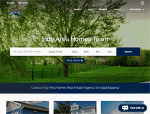 Tablet Screenshot of indyareahomes.com